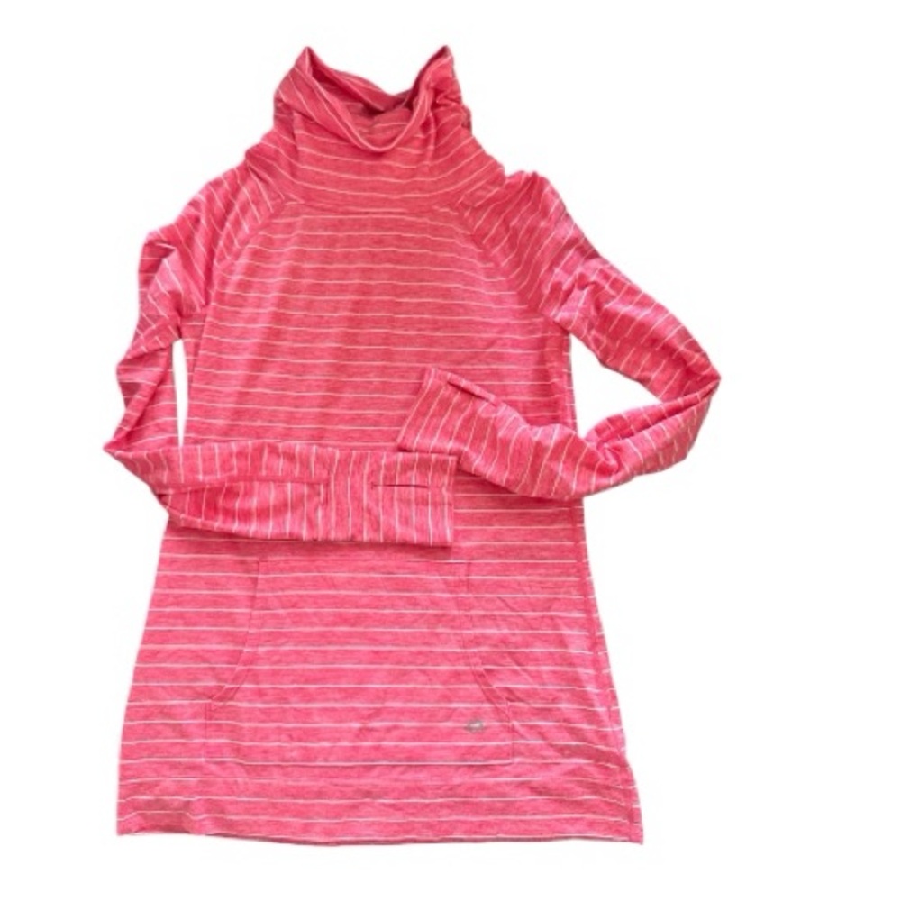 GapFit Lazy Oaf mock neck kangaroo shirt pink CS EUC VS0054 - Picture 2 of 5